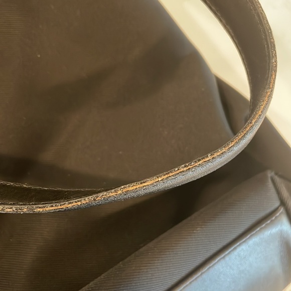 Vintage Coach Leather & Microfiber Fabric Satchel - Picture 10 of 15